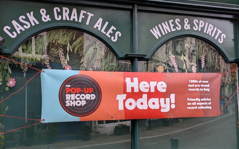 Plan B Records card - The Pop-Up Record Shop